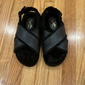 Seychelles Black Sandals